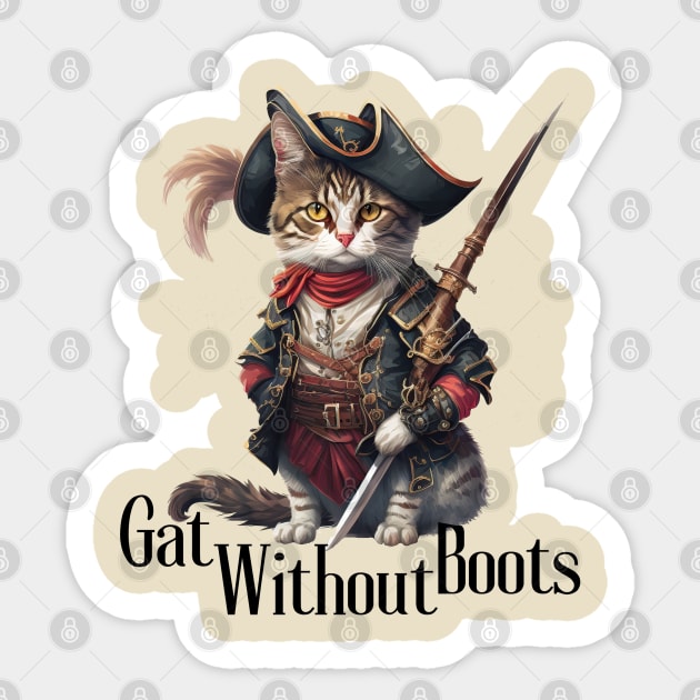 Puss In Boots without boots Sticker by Micapox